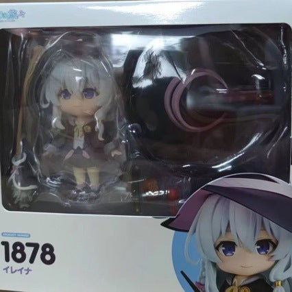 Anime Q Version Nendoroid 1878 Wandering Witch Elaina Interchangeable Face Figure Model