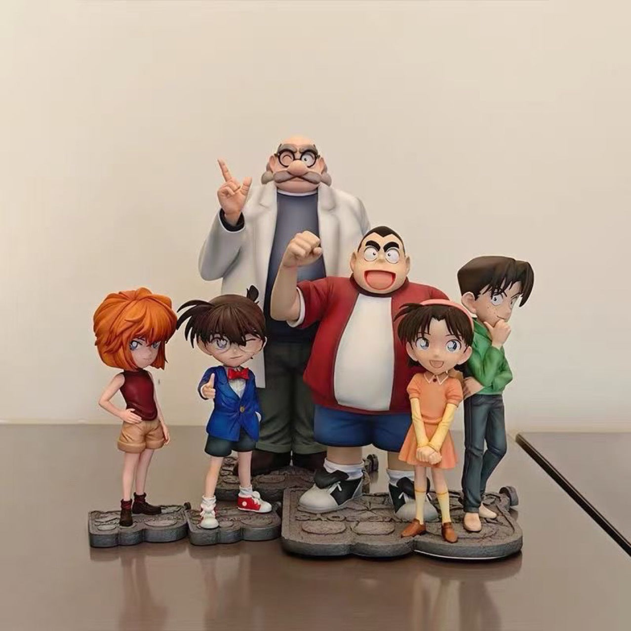 Detective Boys Conan Haibara Ayumi Mitsuhiko Genta Figure Anime Model Ornament Gift