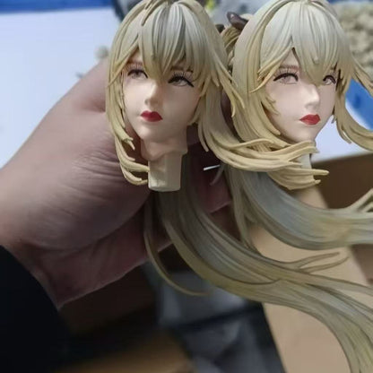GK Artoria Black Lance Anime Ornament Desktop Decoration 2D Figure Statue Gift Model