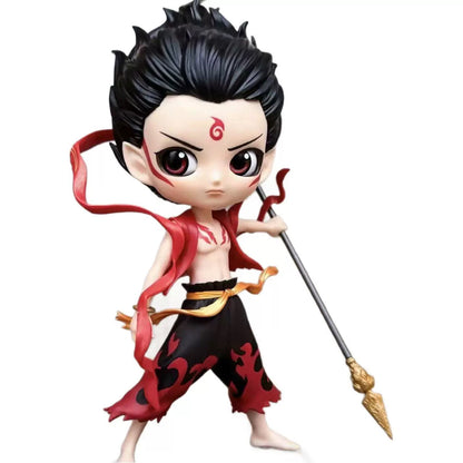 New Movie Nezha: The Devil's Birth Nezha Figure Ornament Model Doll Ao Bing Gift