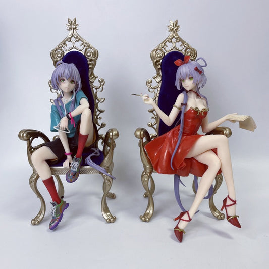 Mystic Garden Princess Throne Red Dress Luo Tianyi Blue Dress Luo Tianyi Figure