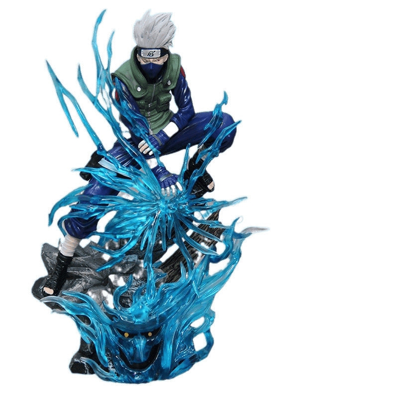 Naruto Ten Years Hundred Ninja Kakashi Might Guy Night Guy Obito Uchiha Anime Figure Model