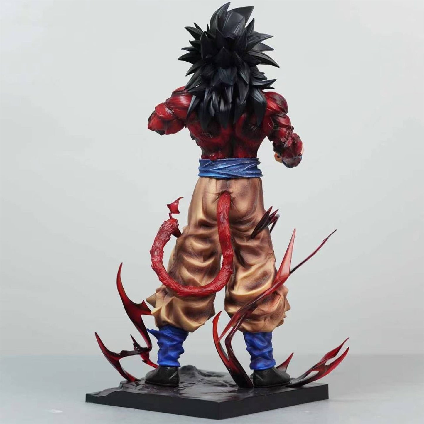 LK Dragon Ball Super Saiyan 4 Goku GK Figure High Restoration Battle Damage Scene