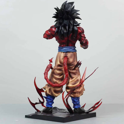 LK Dragon Ball Super Saiyan 4 Goku GK Figure High Restoration Battle Damage Scene