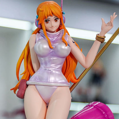 Anime Girl One Piece JT Egghead Island Nami Statue Model Hobby Toy Ornament Boxed Handcraft