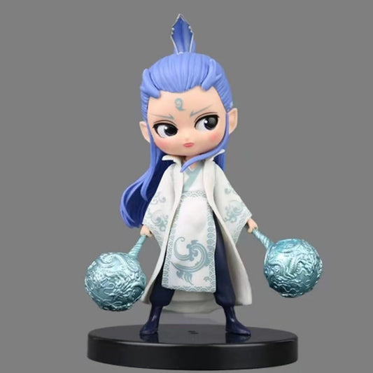 New Movie Nezha: The Devil's Birth Nezha Figure Ornament Model Doll Ao Bing Gift