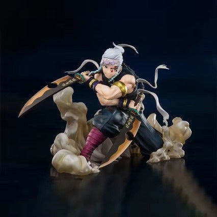 Demon Slayer Figure - Upper Moon Three Akaza, Tengen Uzui, Nezuko, Zenitsu - Anime Figure