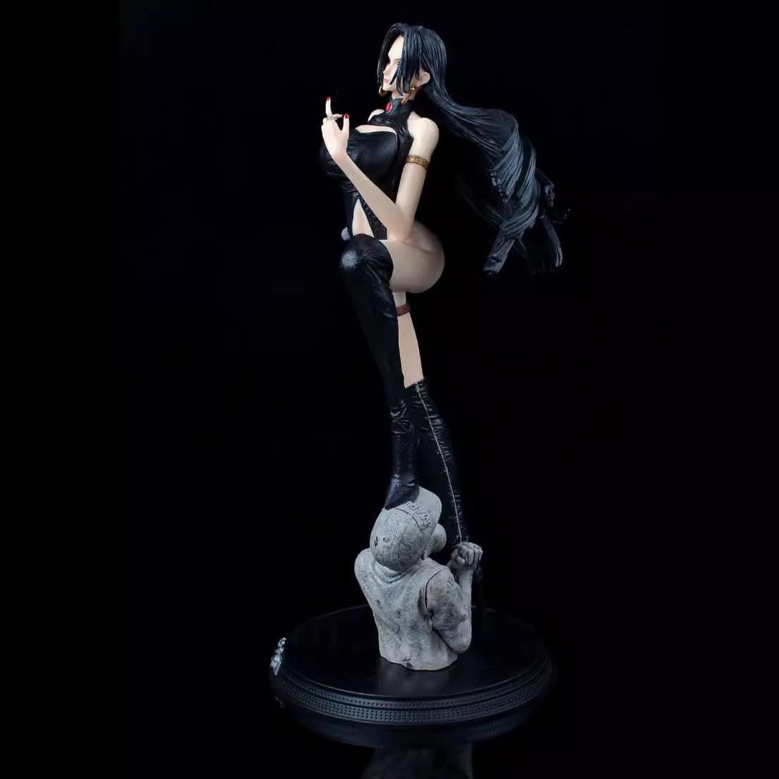 SH One Piece Large GK Handcrafted Hancock Leather Jacket Boa Hancock Replaceable Statue Scene Model Boxed Figure Gift
