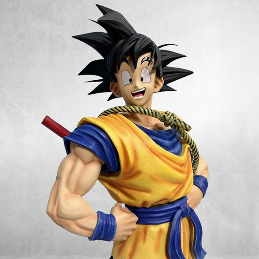 Dragon Ball Z Saiyan GK Large 70cm Dream Goku Statue Scene Crossed Arms Flying Nimbus Boxed