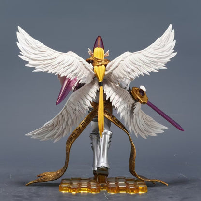 Anime WarGreymon Omnimon HolyAngemon Figure Model Statue Desktop Ornament
