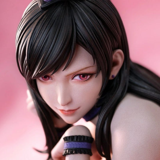 Lying Bunny Girl Tifa Anime Figure GK Model Ornament