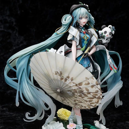 New Panda Hatsune Miku Dorothy 2D Anime Girl GK Figure Gift