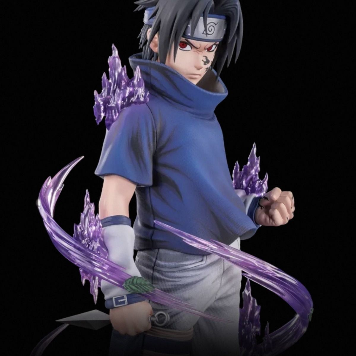 Domestic High Quality Naruto 1/4 Ninja Figure Six Paths Naruto Sasuke Uchiha Scene Figure