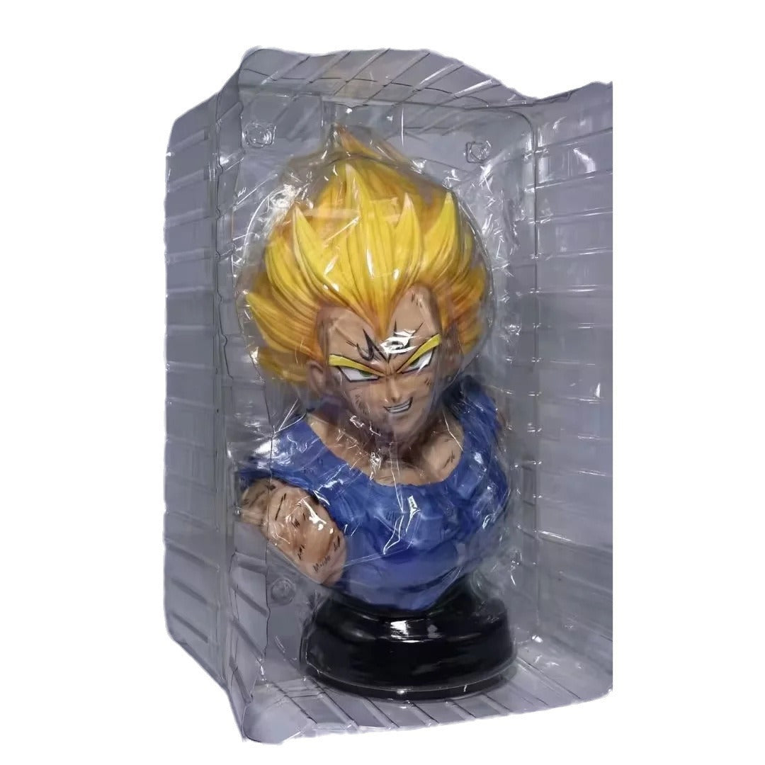 Xiaoxin Anime Super Saiyan GK Evil Vegeta 1:1 Half Body Bust Figure Anime Model