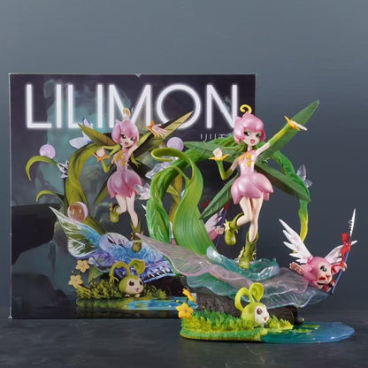 Blaziken GK Figure Lilymon Tanemon Flower Fairy Figure Anime Statue Model