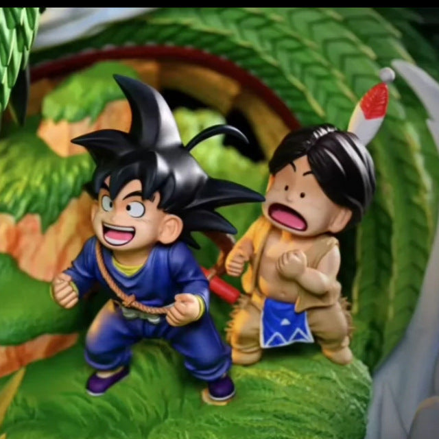 Dragon Ball Shenron & Kid Goku on Karin Tower Figure, Premium Version