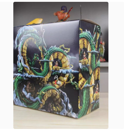 DX Dragon Ball GK YOYO Shenron & Young Goku Wishing Dragon Statue Anime Figure Model