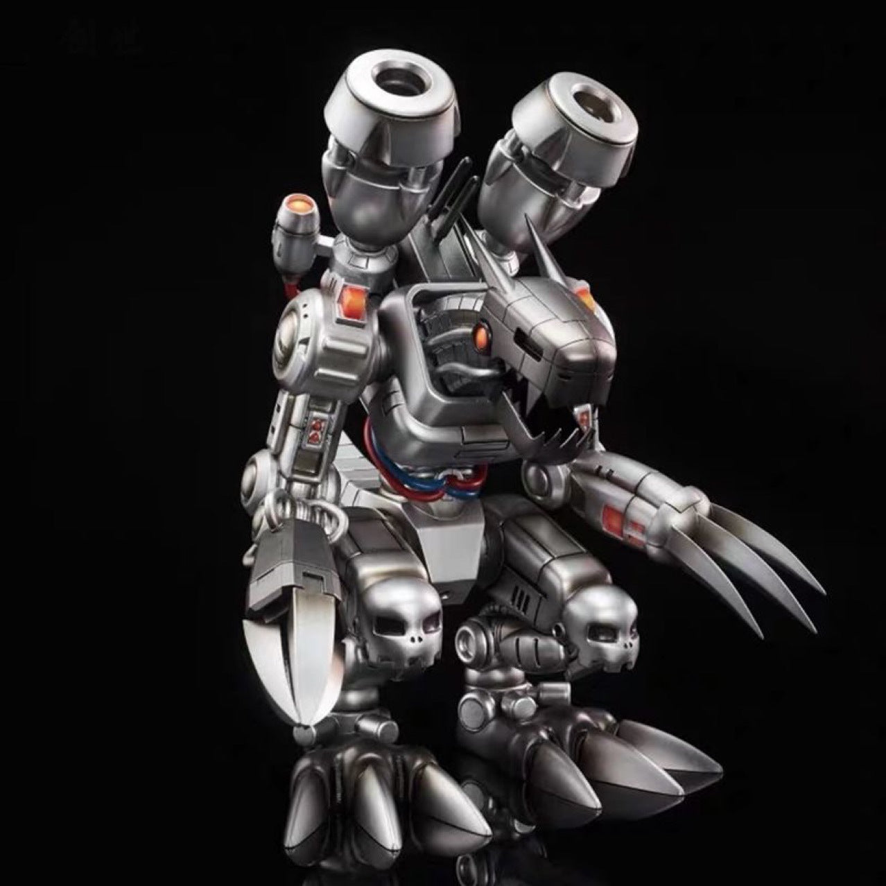 Digimon Anime Statue Dark Four Heavenly Kings Metal Seadramon Figure Gift