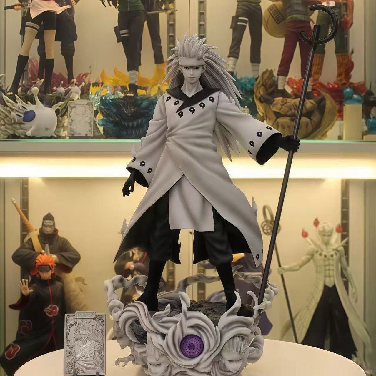 Great Wave Gate God Six Paths Madara Hinata Naruto Model Anime GK Ornament Gift Statue Figure