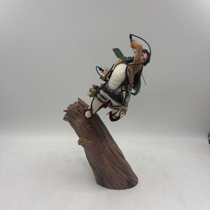 Attack on Titan Figure Tree Stump Ice Hange Levi Tree Trunk Standing Battle Scene Model
