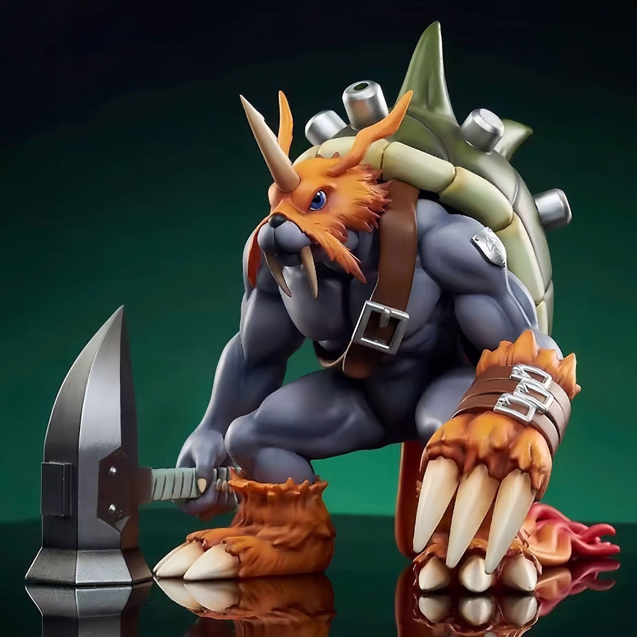 [SSS+ Premium] Zudomon Digimon Anime Figure Battle Greymon Adventure Toy