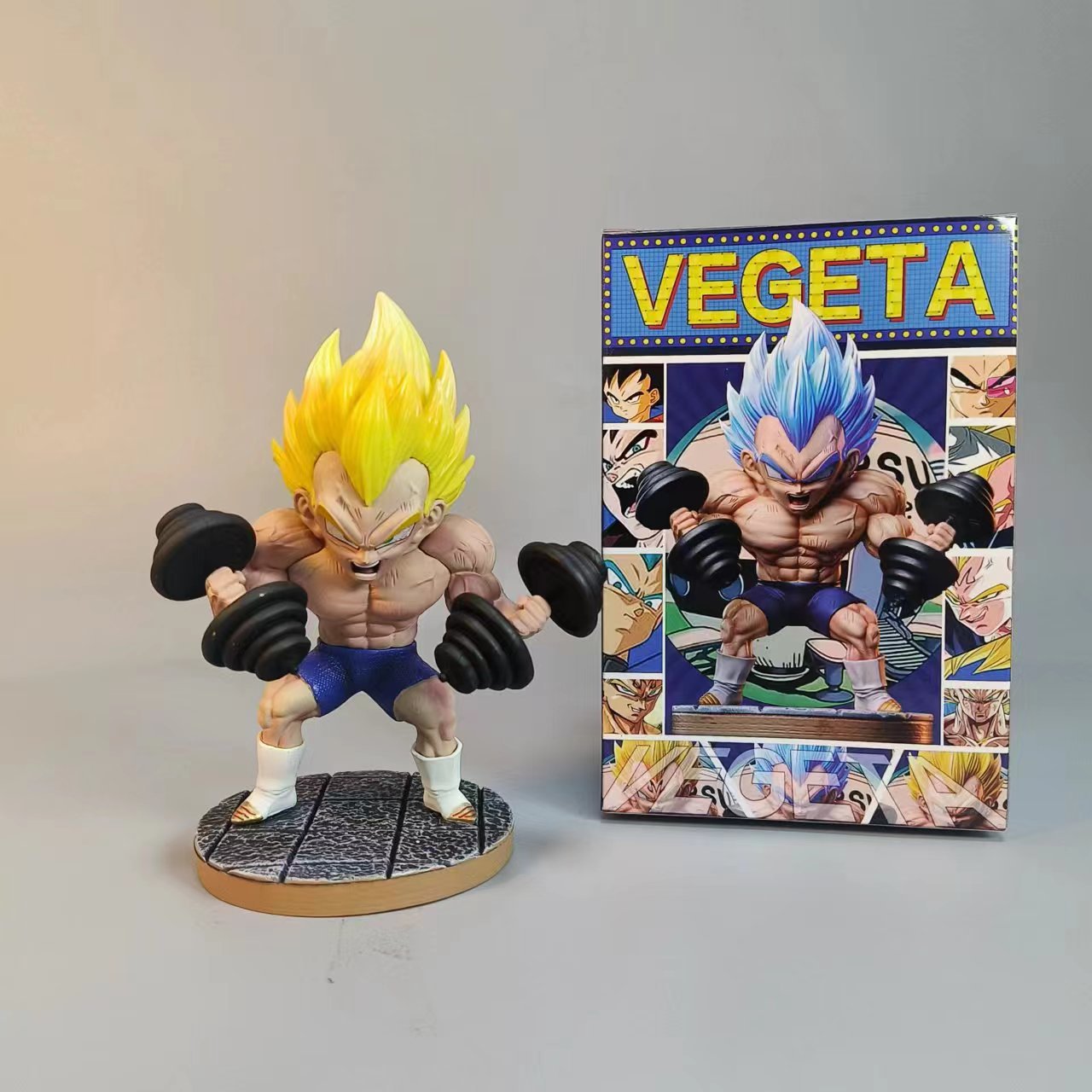 ZF Dragon Ball Fitness Vegeta Gohan Goku Bida GK Statue Figure Model