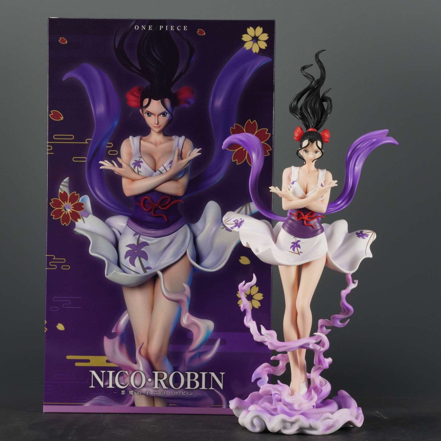 ZF One Piece Anime Figure Nico Robin Six-Winged Angel Descends GK Figure Model