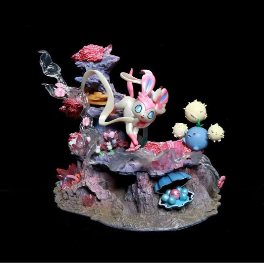 Pokemon GK Sylveon Eevee Island Fairy Gene Anime Figure