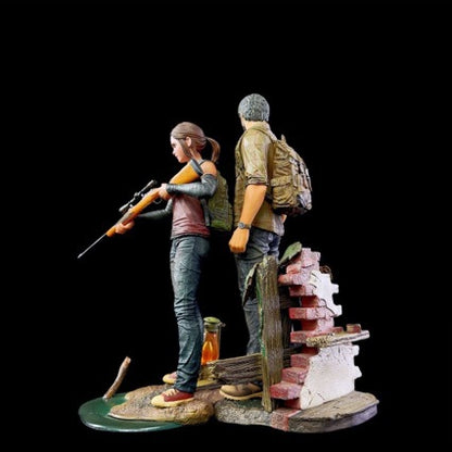The Last of Us Post-Apocalyptic Zombie Game Series Joel Ellie 1/9 Scale Figure Model Boxed
