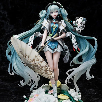 New Panda Hatsune Miku Dorothy 2D Anime Girl GK Figure Gift