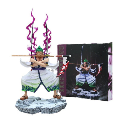 One Piece Onigashima Hell Oni Slash Zoro Three Sword Style Death Scythe Boxed Figure
