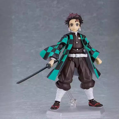 Shifeng She Demon Slayer Figma 498-DX Tanjiro Figure 508-DX Nezuko Anime Figure