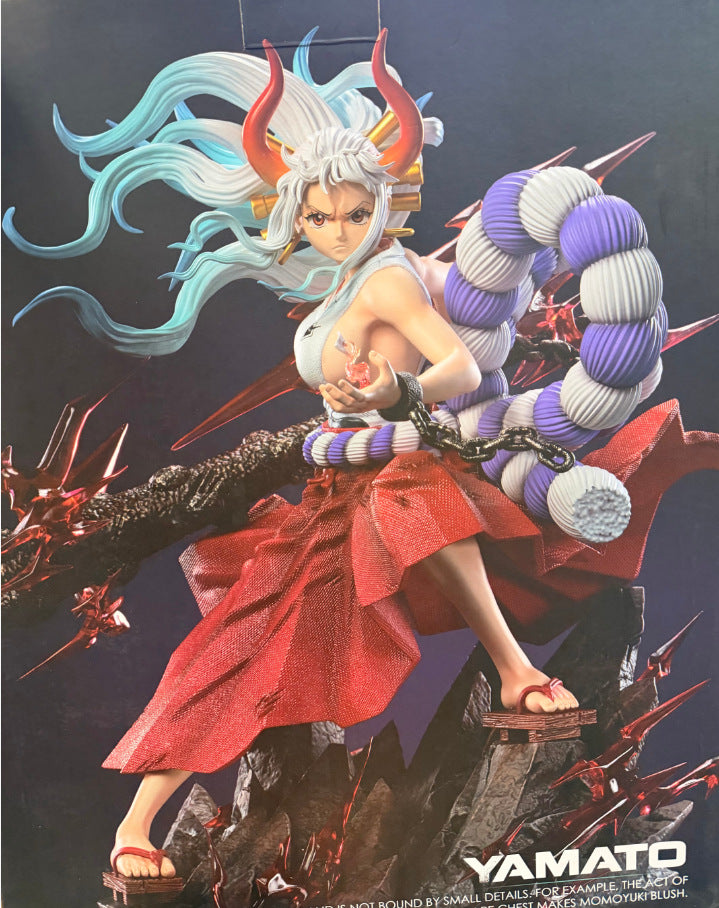 Pre-sale Anime One Piece NY Yamato Full Paint Figure Kaido Daughter Girl Desktop Ornament