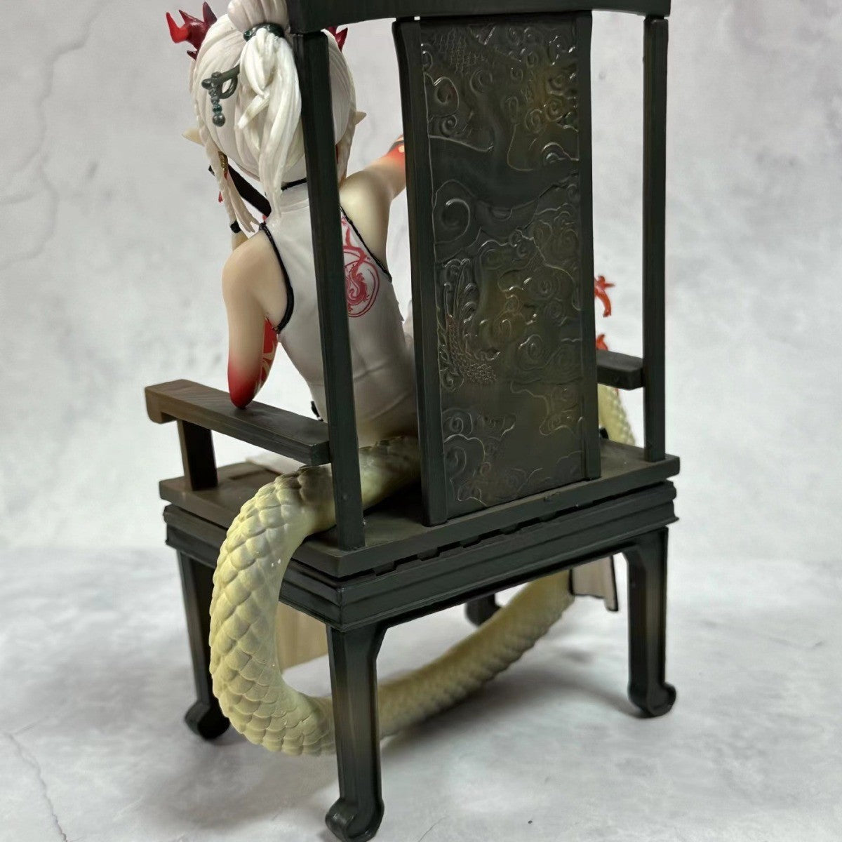 Arknights Nian Le Xiaoyao Qipao Dragon Girl Game Anime Figure Beautiful Girl Hand