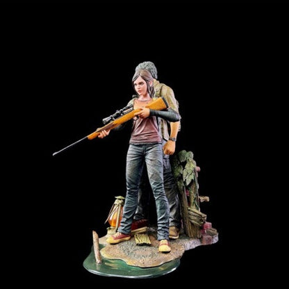 The Last of Us Post-Apocalyptic Zombie Game Series Joel Ellie 1/9 Scale Figure Model Boxed