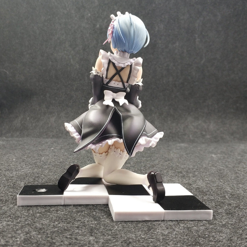 SH Re:Zero Rem Maid Cat Ear Scene Anime Boxed Figure