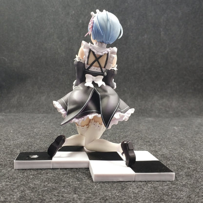 SH Re:Zero Rem Maid Cat Ear Scene Anime Boxed Figure