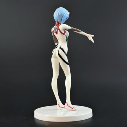 Short Hair New Theatrical Version Rei Ayanami Figure Desktop Ornament White Plug Suit Reaching Hand