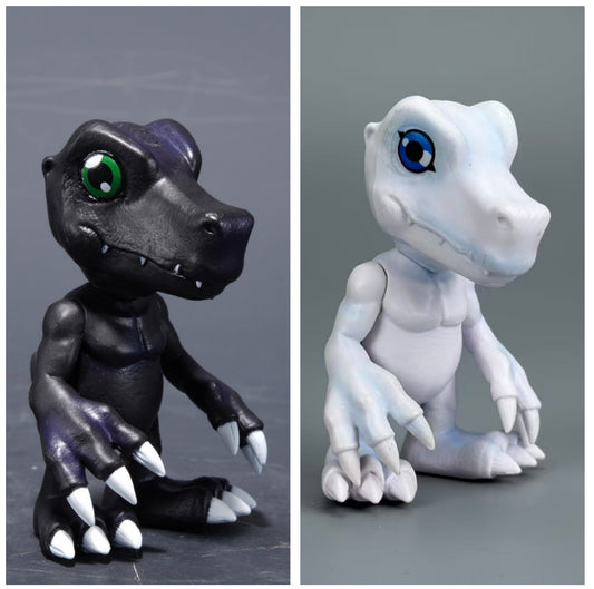 ZF Digimon GK Taichi Yagami Figure Statue Agumon Two Styles Anime Model