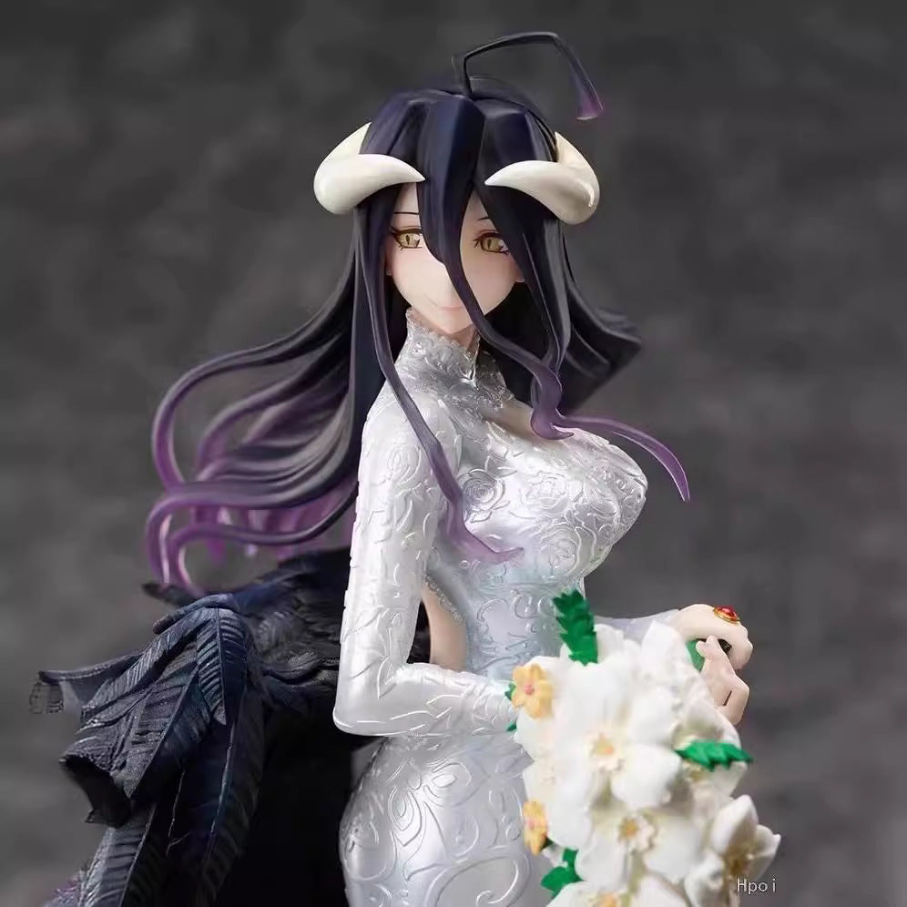 LL Overlord Anime Girl Wedding Dress Albedo Standing