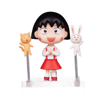 Chibi Maruko Chan 1500 Maruko Q Version Clay Movable Face Change Doll Boxed