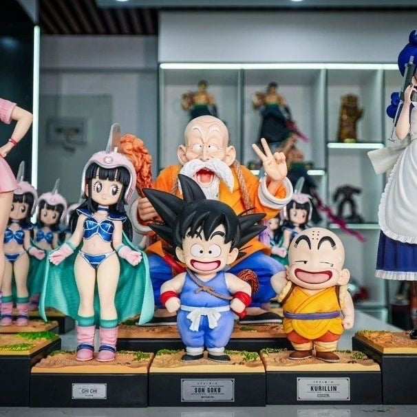 Statue Brother JT Child Chichi Dragon Ball Child Series Anime Figure Bulma Ornament Gift Internet Celebrity