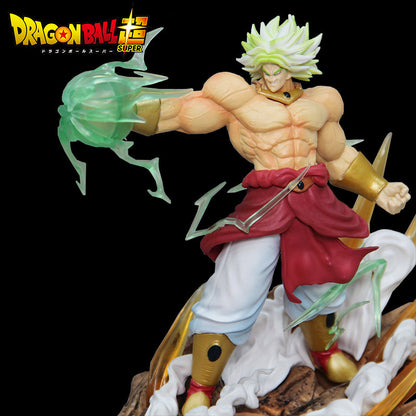 Dragon Ball GK Sun Broly vs Goku Statue Model Muscular Rampage Dual Form Anime Figure