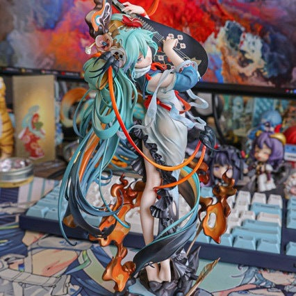 Long Hair Hatsune Miku Ambush from All Sides Anime Figure Statue