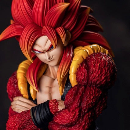 JG Bear Super Saiyan 4 Gogeta Dragon Ball Figure 31cm Anime Model Desktop Gift