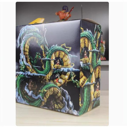 DX Dragon Ball GK YOYO Shenron & Young Goku Wishing Dragon Statue Anime Figure Model