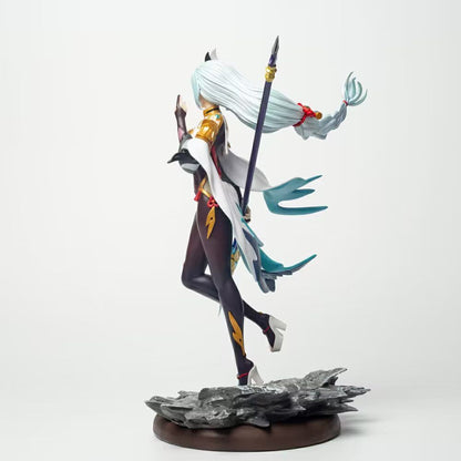Game Related GK Shenhe Solitary Recluse Cryo Support Figure Model