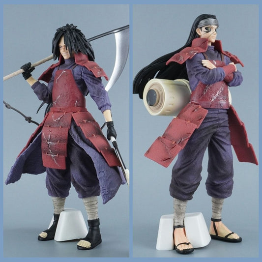 Anime Figure Wholesale Naruto Jian Ke Hashirama Senju Madara Uchiha Double Head Sculpture Standing Model