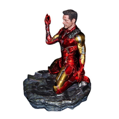Avengers 4 GK Iron Man MK85 Battle Damaged Kneeling Snap Statue Figure Model
