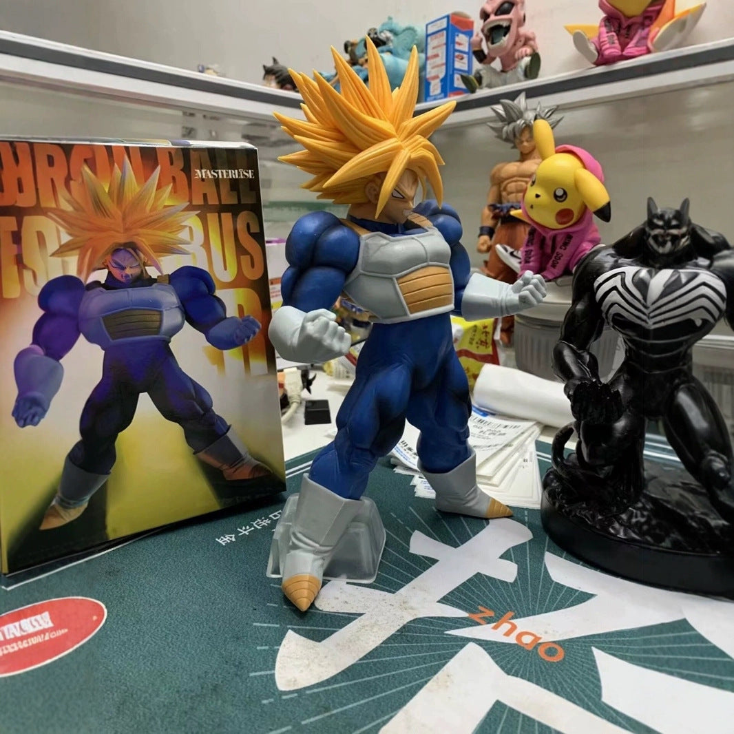 Dragon Ball Super Saiyan Muscle Trunks Ichiban Kuji Cell Trunks Figure Statue